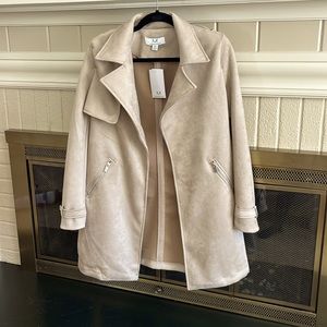 Magaschoni Faux leather coat NWT, size medium